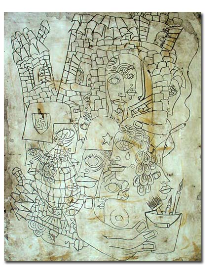Nicola Bucci:canvas, graffiti, engraves, water colours, drawings, graphic...