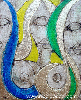 Nicola Bucci- Bucnic-:tele, graffiti, acquerelli,disegni, canvas, watercolours,engraves...