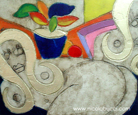 Nicola Bucci- Bucnic-:tele, graffiti, acquerelli,disegni, canvas, watercolours,engraves...