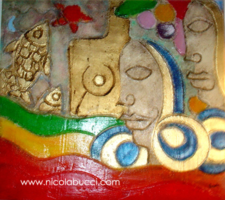 Nicola Bucci- Bucnic-:tele, graffiti, acquerelli,disegni, canvas, watercolours,engraves...