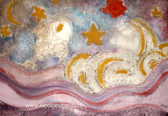 Nicola Bucci- Bucnic-:tele, graffiti, acquerelli,disegni, canvas, watercolours,engraves...