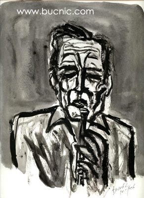Nicola Bucci -Bucnic-: jazz water colours - acquerelli jazz. Armstrong, Billie Holiday, Monk, Miles Davis, Chet Baker, John Coltrane, Charlie parker, Clifford Brown, Dizzie Gillespie, Ella Fitzgerald...