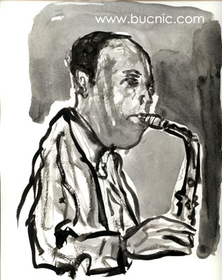 Nicola Bucci -Bucnic-: jazz water colours - acquerelli jazz. Armstrong, Billie Holiday, Monk, Miles Davis, Chet Baker, John Coltrane, Charlie parker, Clifford Brown, Dizzie Gillespie, Ella Fitzgerald...