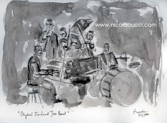 Nicola Bucci -Bucnic-: jazz water colours - acquerelli jazz. Armstrong, Billie Holiday, Monk, Miles Davis, Chet Baker, John Coltrane, Charlie parker, Clifford Brown, Dizzie Gillespie, Ella Fitzgerald...