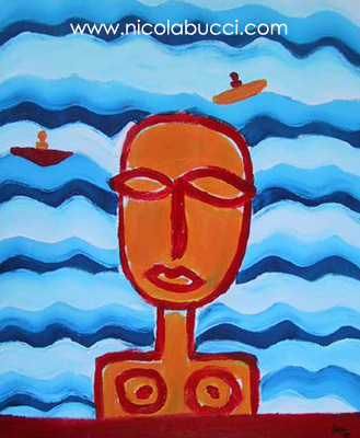 Nicola Bucci:tele, graffiti, acquerelli,disegni, acqua forte, puntasecca...></td>
    <td width=
