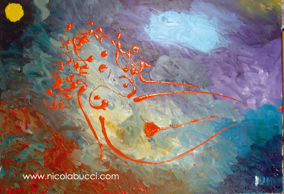 Nicola Bucci:tele, graffiti, acquerelli,disegni, acqua forte, puntasecca...></td>
    <td width=