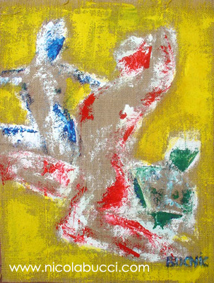 Nicola Bucci:tele, graffiti, acquerelli,disegni, acqua forte, puntasecca...></td>
    <td width=