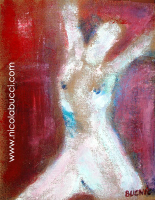 Nicola Bucci:tele, graffiti, acquerelli,disegni, acqua forte, puntasecca...></td>
    <td width=