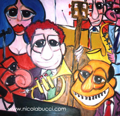 Nicola Bucci:tele, graffiti, acquerelli,disegni, acqua forte, puntasecca...></td>
    <td width=