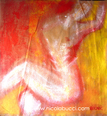 Nicola Bucci:tele, graffiti, acquerelli,disegni, acqua forte, puntasecca...></td>
    <td width=