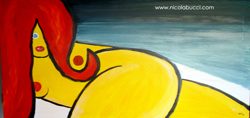 Nicola Bucci:tele, graffiti, acquerelli,disegni, acqua forte, puntasecca...></td>
    <td width=