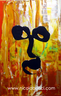 Nicola Bucci:tele, graffiti, acquerelli,disegni, acqua forte, puntasecca...></td>
    <td width=