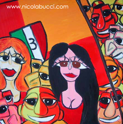 Nicola Bucci:tele, graffiti, acquerelli,disegni, acqua forte, puntasecca...></td>
    <td width=