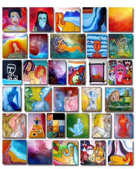 Nicola Bucci:canvas, graffiti, engraves, water colours, drawings, graphic...