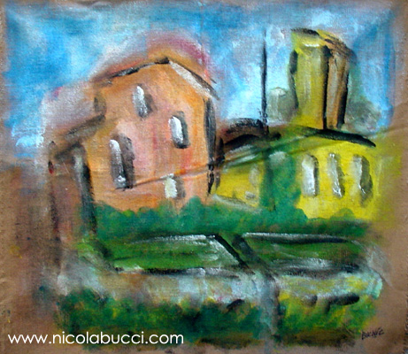 Nicola Bucci:tele, graffiti, acquerelli,disegni, acqua forte, puntasecca...></td>
    <td width=