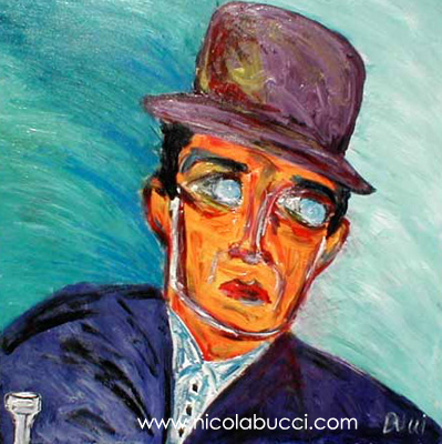 Nicola Bucci:tele, graffiti, acquerelli,disegni, acqua forte, puntasecca...></td>
    <td width=