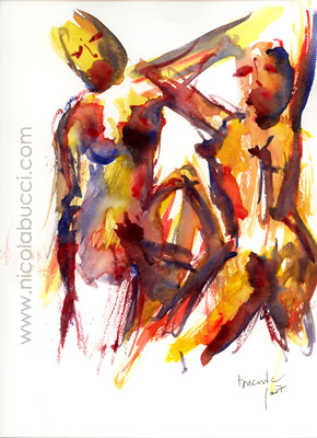 Nicola Bucci- Bucnic-:watercolours, graffiti, acquerelli,disegni, canvas, watercolours,engraves...